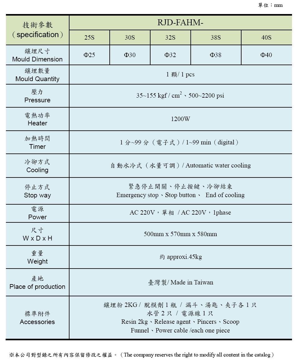 鑲埋機 氣壓式 空壓